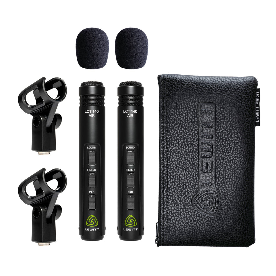 Lewitt LCT140 Air Condenser Microphones Stereo Pair