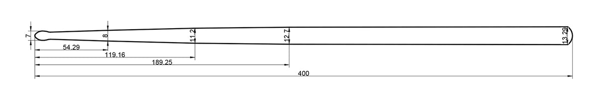 Rohema Tango Hickory Drum Sticks - 61342
