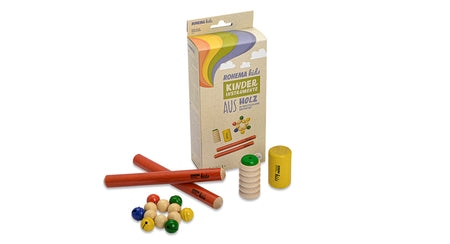 Rohema Colour Percussion Kids Set - Shakers, Wristbells and Claves