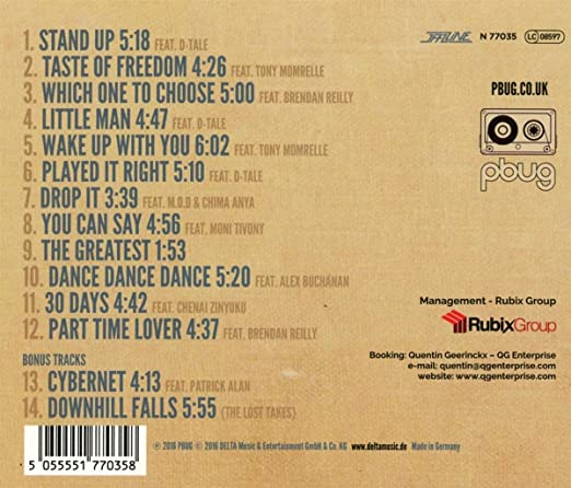 PBUG - 'Stand Up' Physical CD