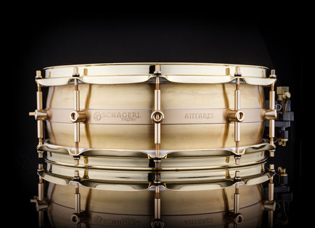 Schagerl Antares 14" x 5" Raw Brass Snare Drum
