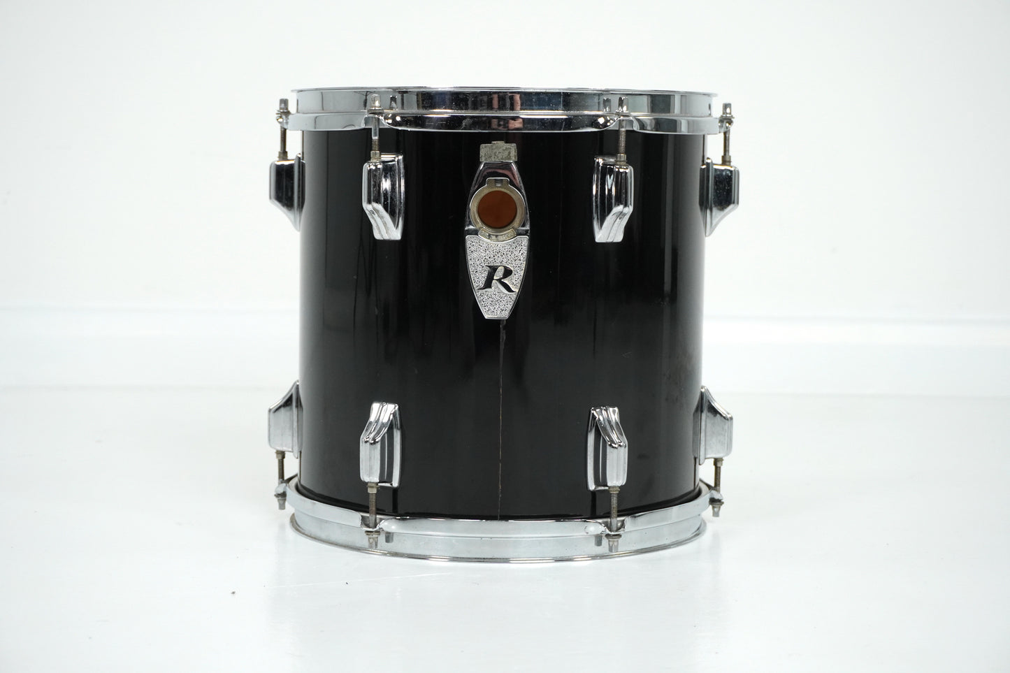 Roger Big R 12” x 12” Heritage XP8 Tom in Black