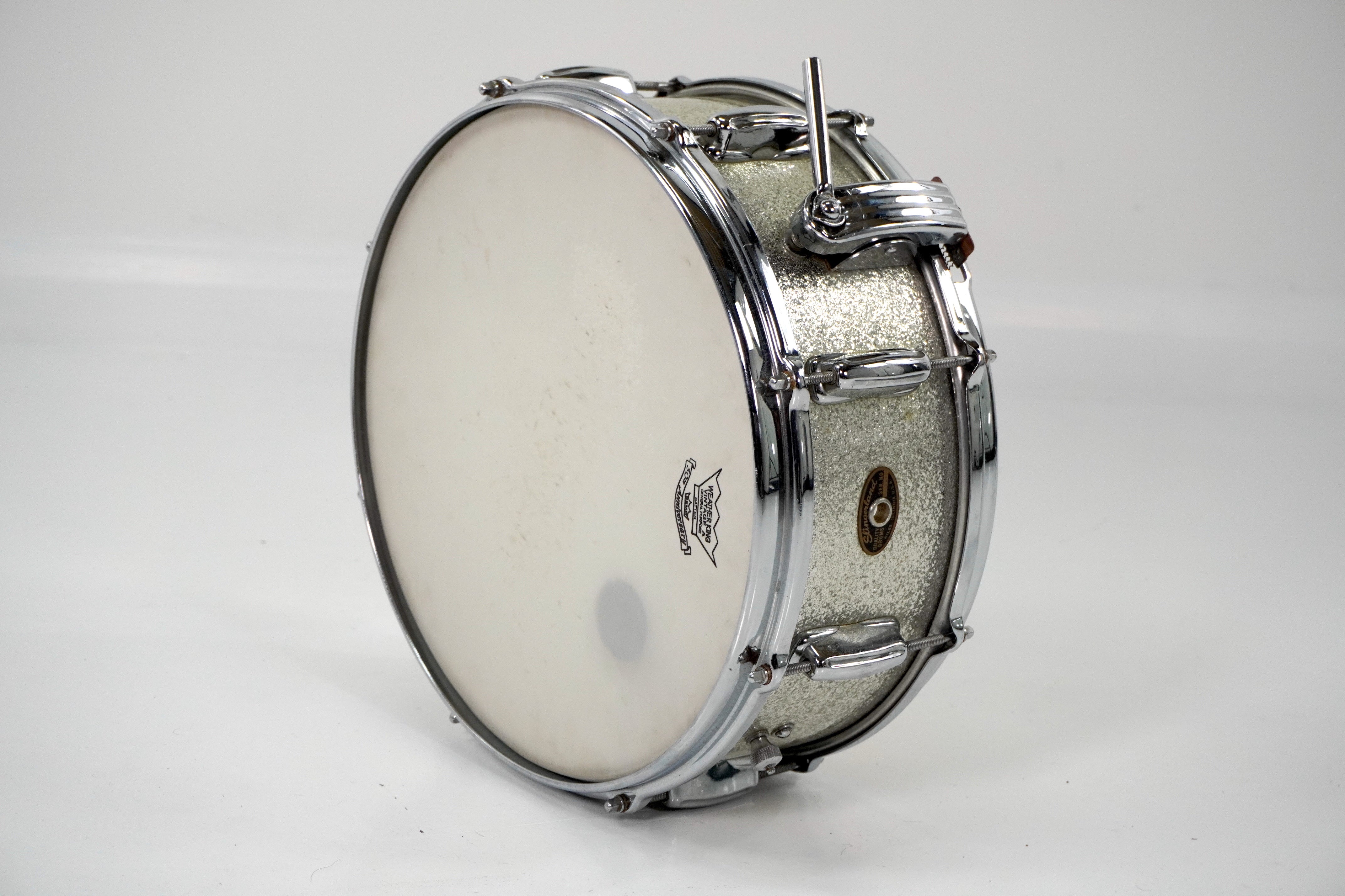 Slingerland 14 x 5.5 Radio King in Sparkling Silver – Rubix Drums