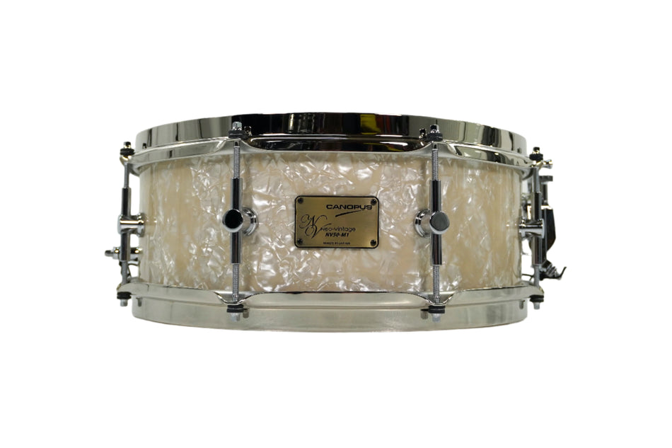 Caisse claire Canopus NV50 M1 14 x 5,5 Blanc nacré 