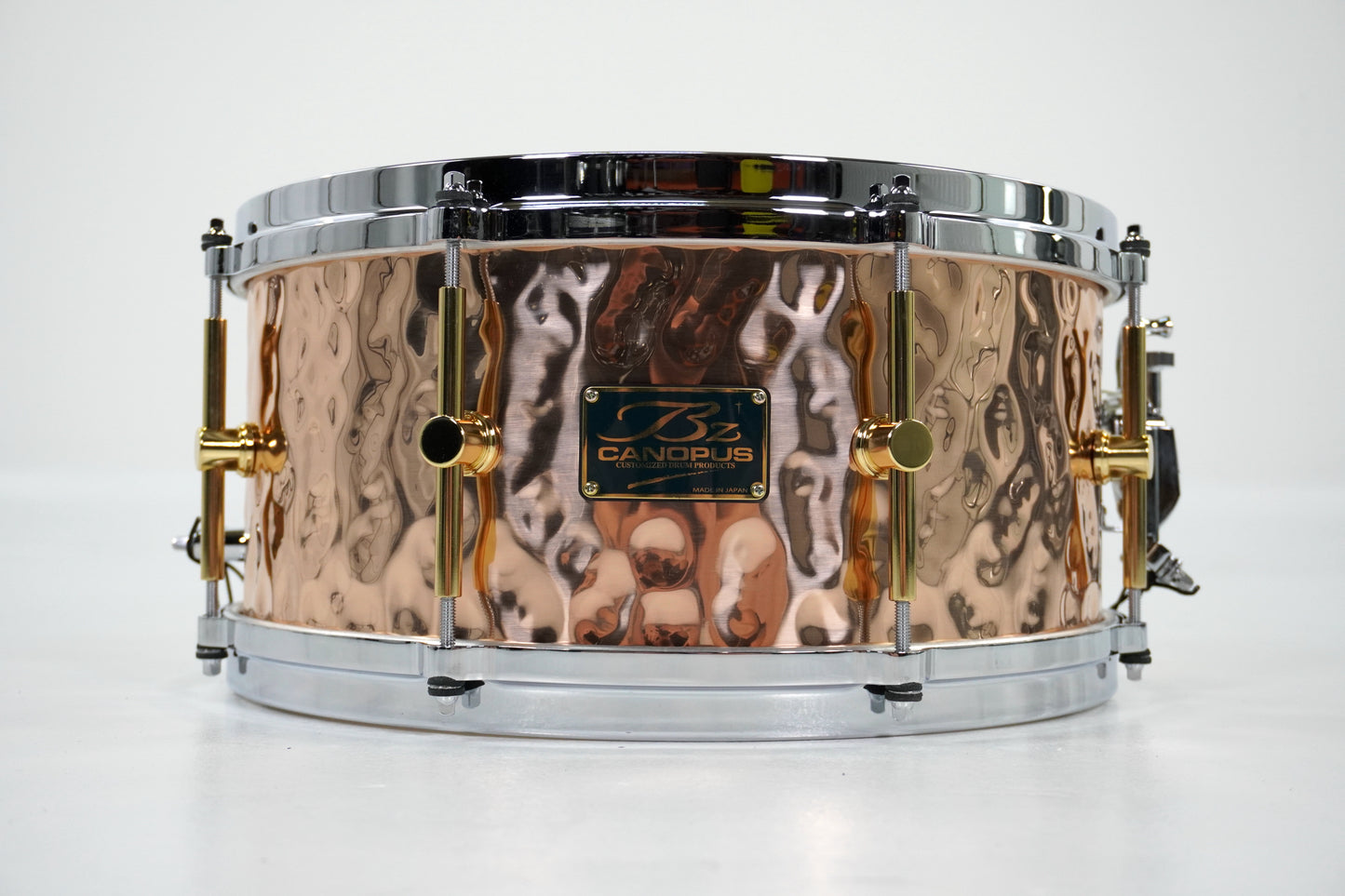 Canopus 14 x 6.5 Hammered Bronze Snare