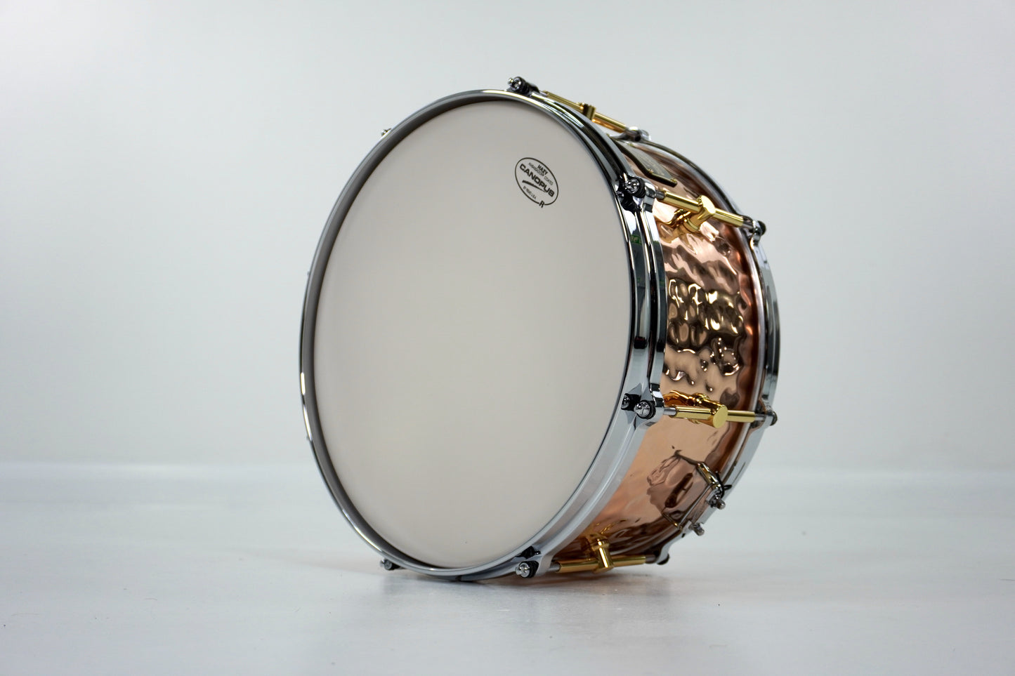 Canopus 14 x 6.5 Hammered Bronze Snare