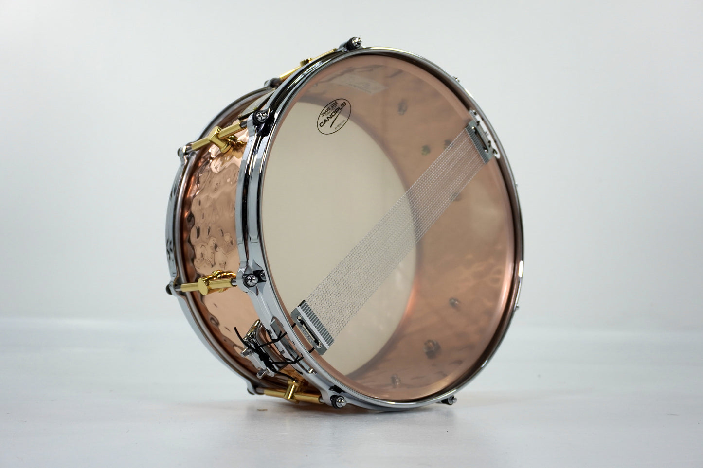 Canopus 14 x 6,5 Snare aus gehämmerter Bronze 