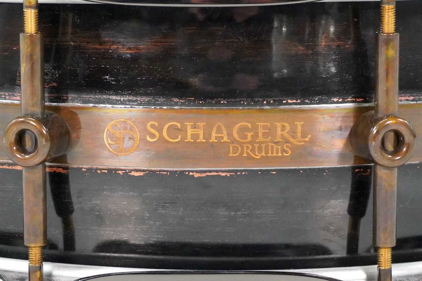 Schagerl Persephone Snare Drum 14"x5" Copper Dark Vintage
