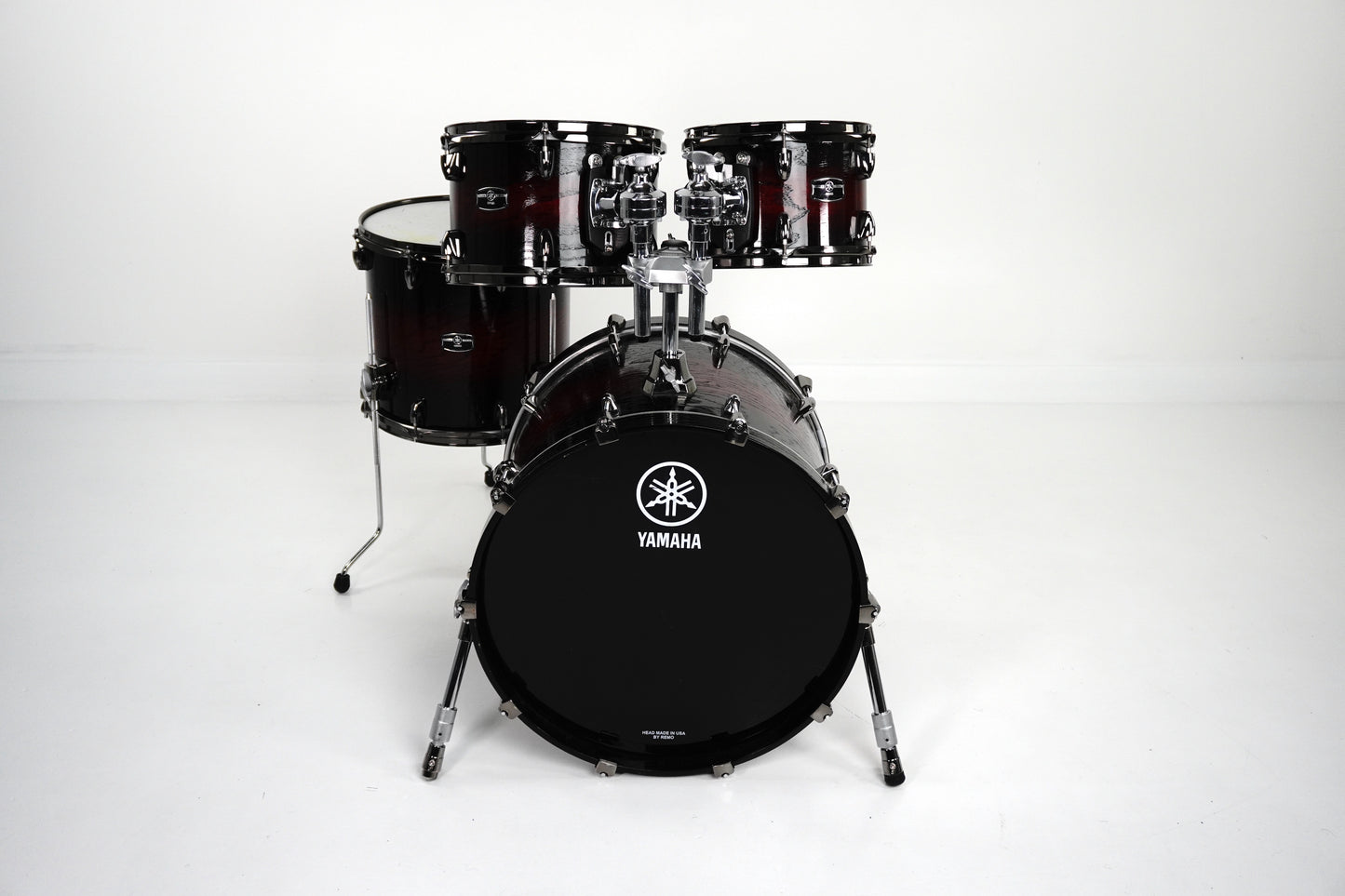 Yamaha Live Custom Hybrid Oak Drum Kit in Usu Magma Sunburst