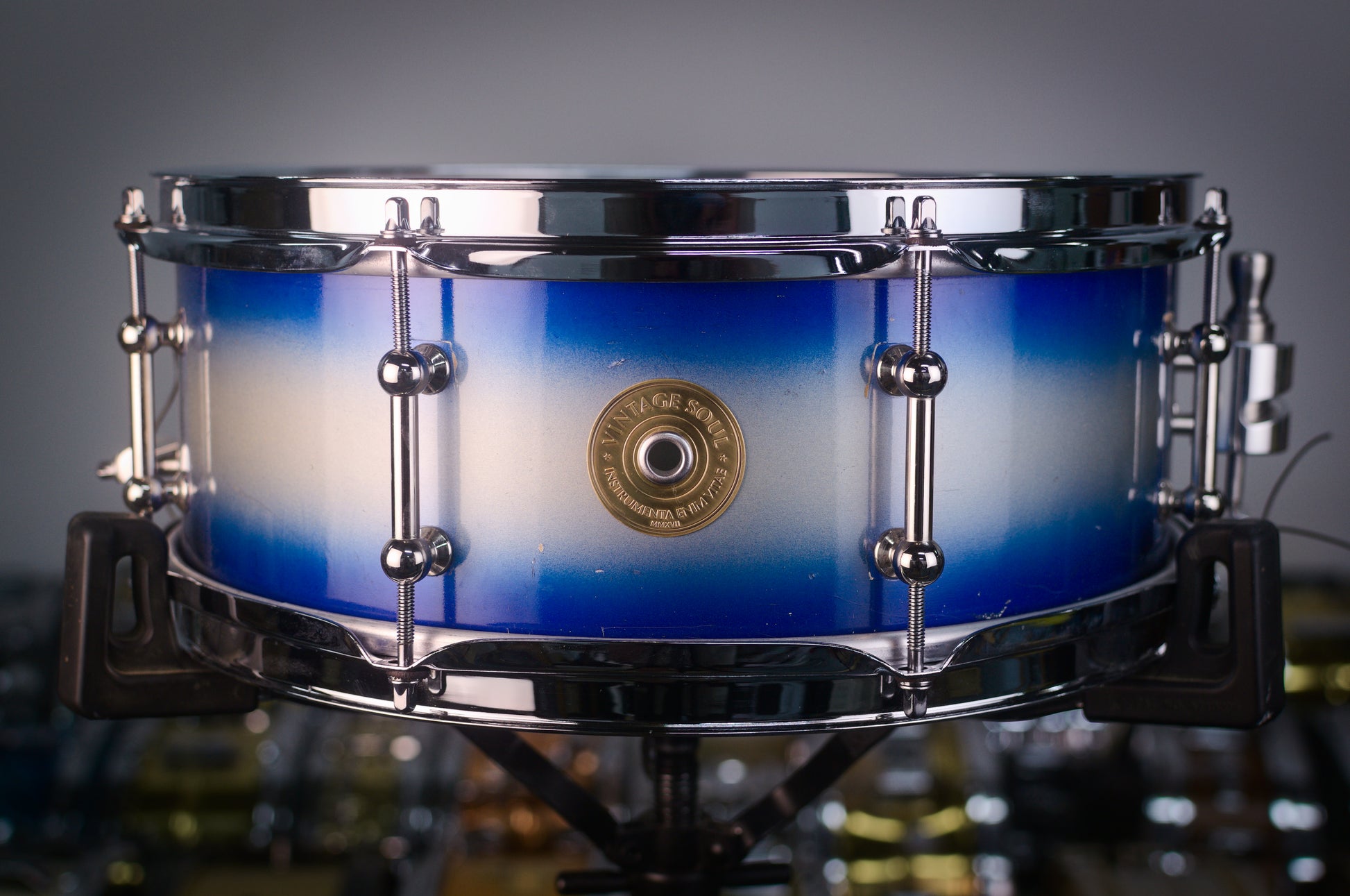Vintage Soul 14" x 6" Blue Silver Duco Snare Drum