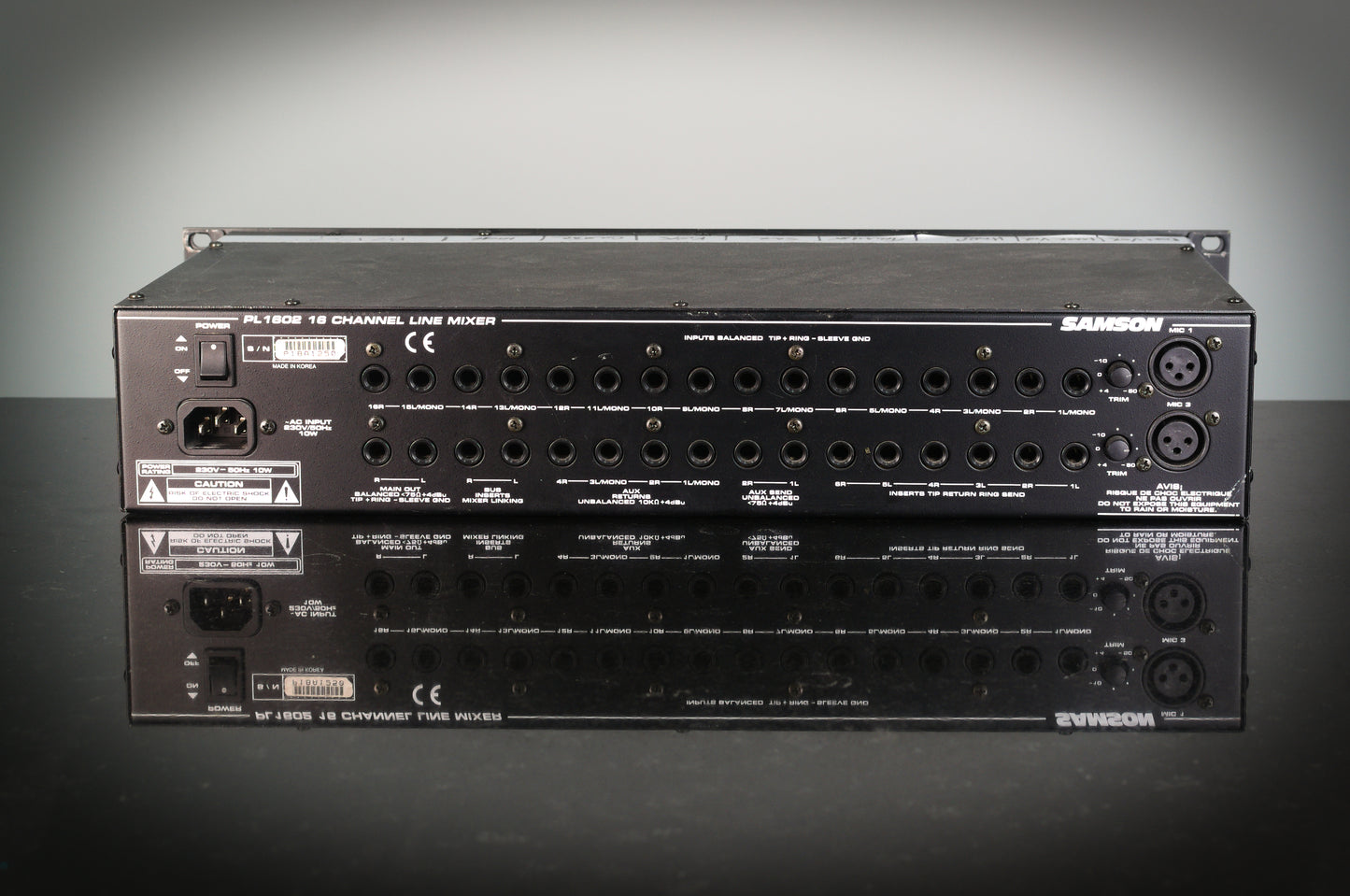 Samson PL1602 - Rackmount Line Audio Mixer