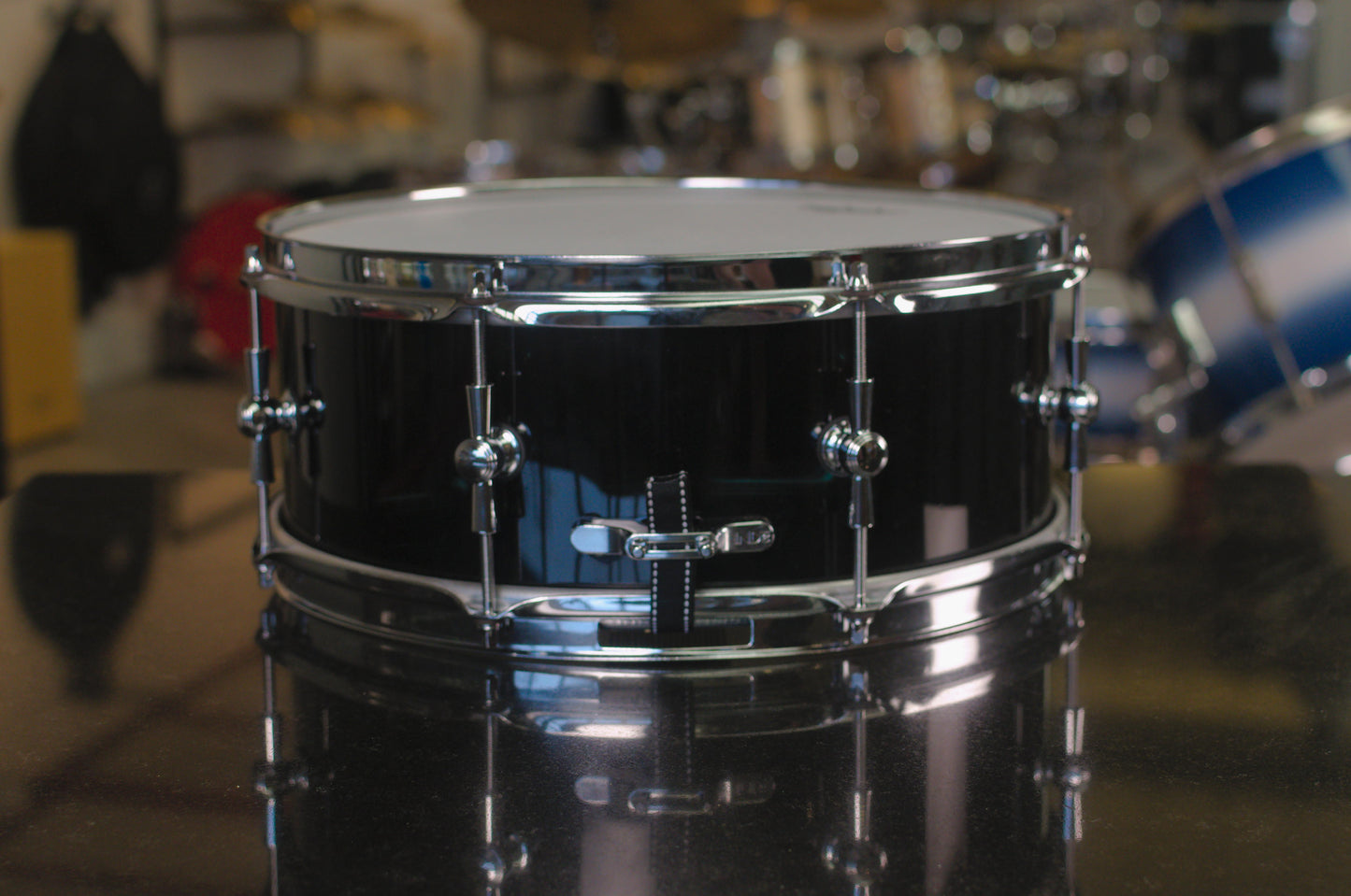 Vintage Soul Steel Series 14x5.5" Snare Drum - Black Lacquer