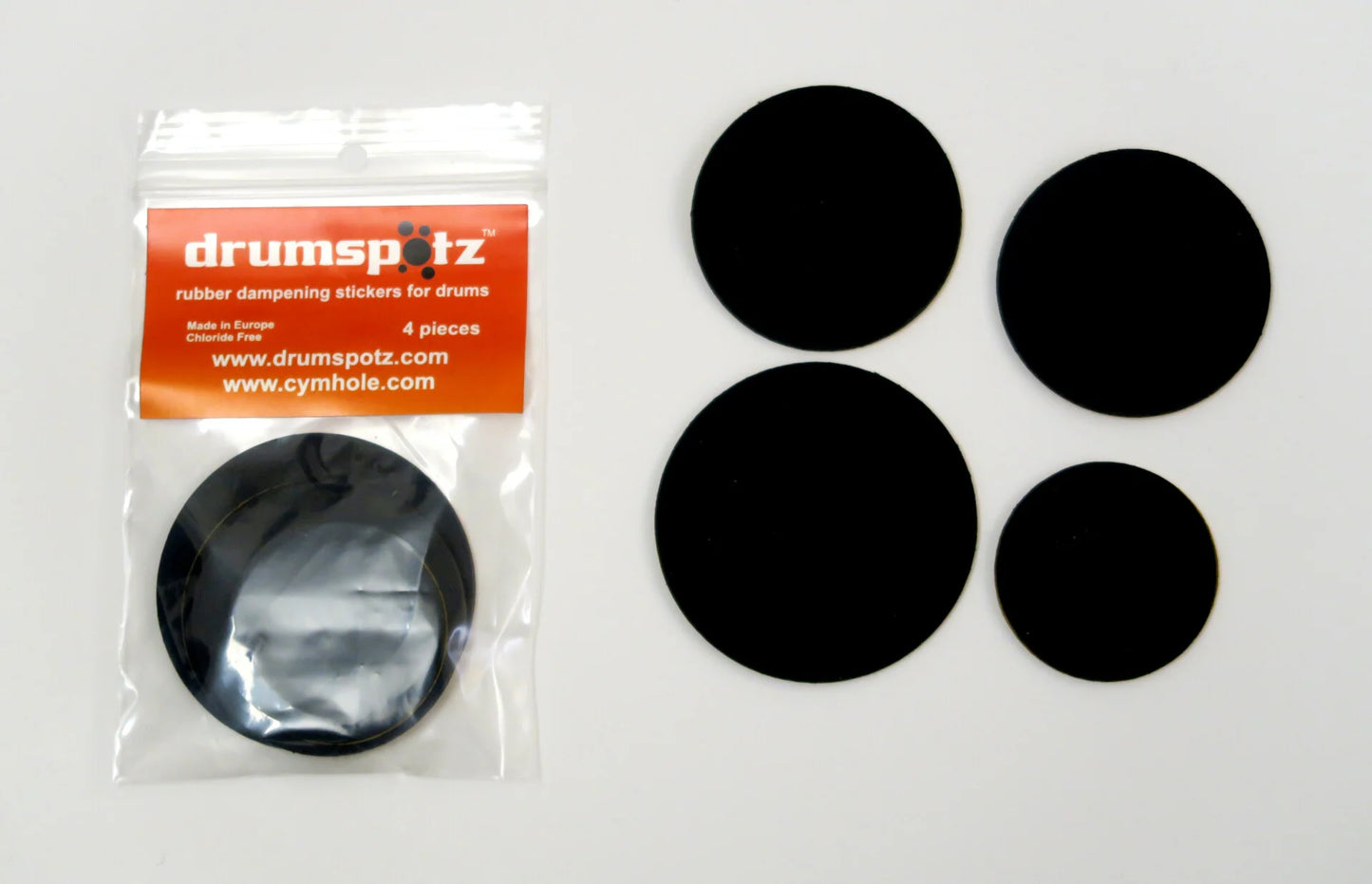 set of 4 Drumspotz dampening pads