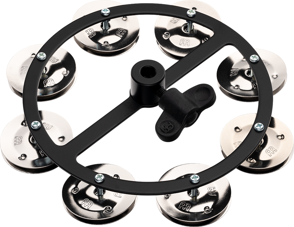 Meinl Hi-Hat Cymbal Tambourine, Single Row, Stainless Steel Jingles