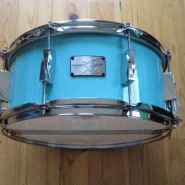 Canopus Yaiba II 14" x 6.5" Birch Snare Drum Surf Green