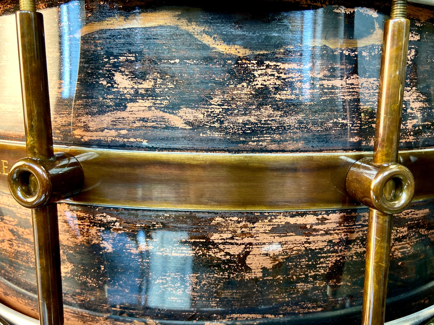 Schagerl Persephone Snare Drum 14x6.5 Copper Dark Vintage