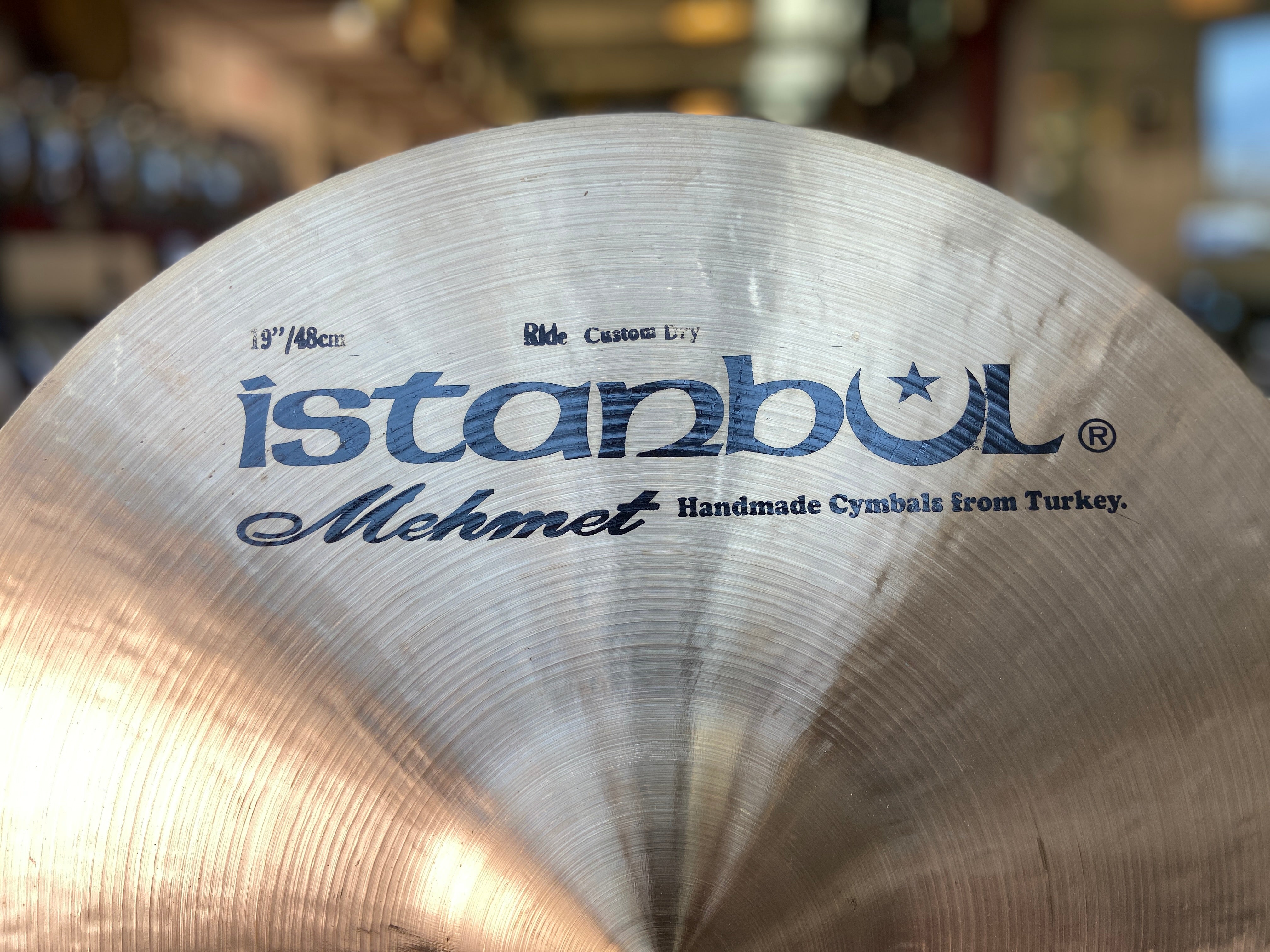 Istanbul Mehmet Traditional 19" Custom Dry Ride Cymbal