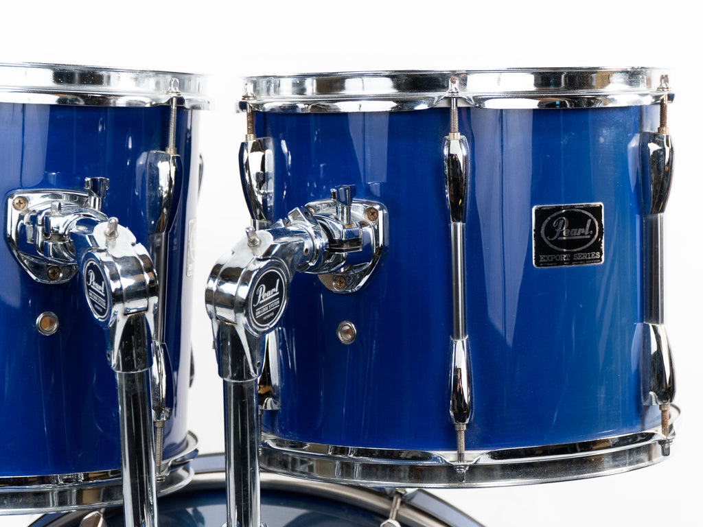 Pearl export series 4 piece kit in blue