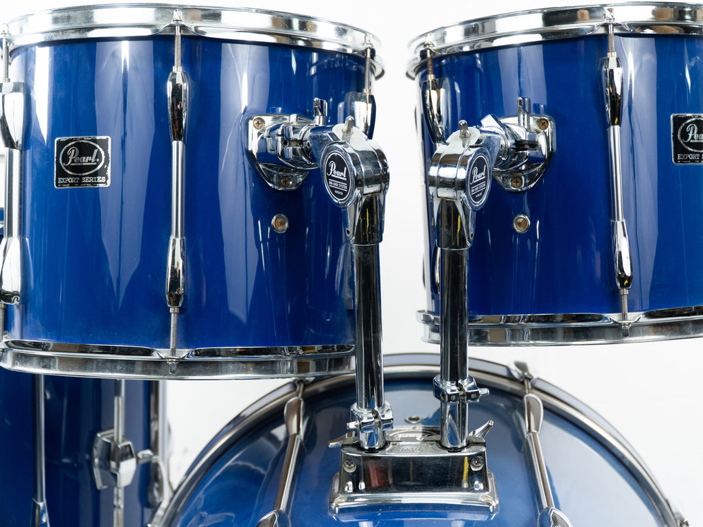 Pearl export series 4 piece kit in blue