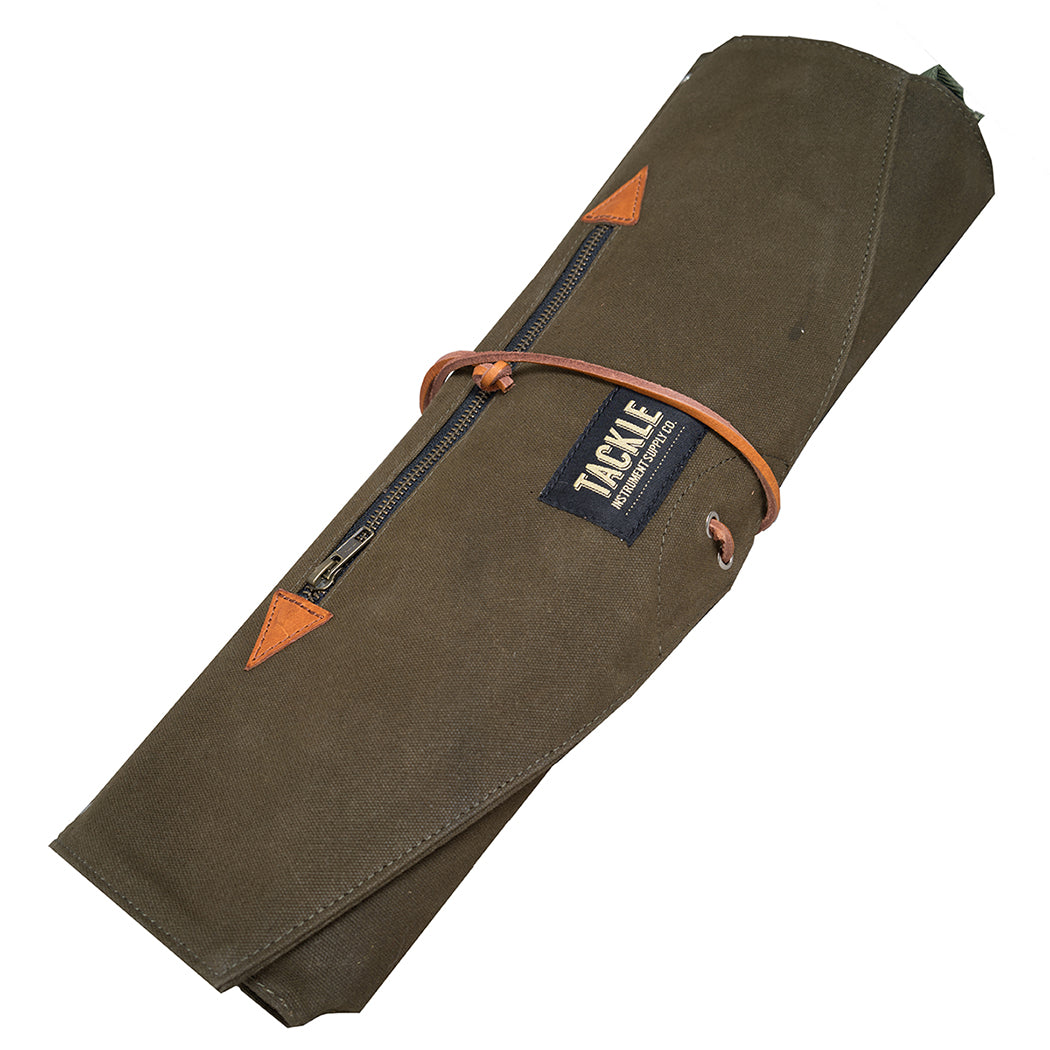 Tackle Waxed Canvas Roll Up Stick Case