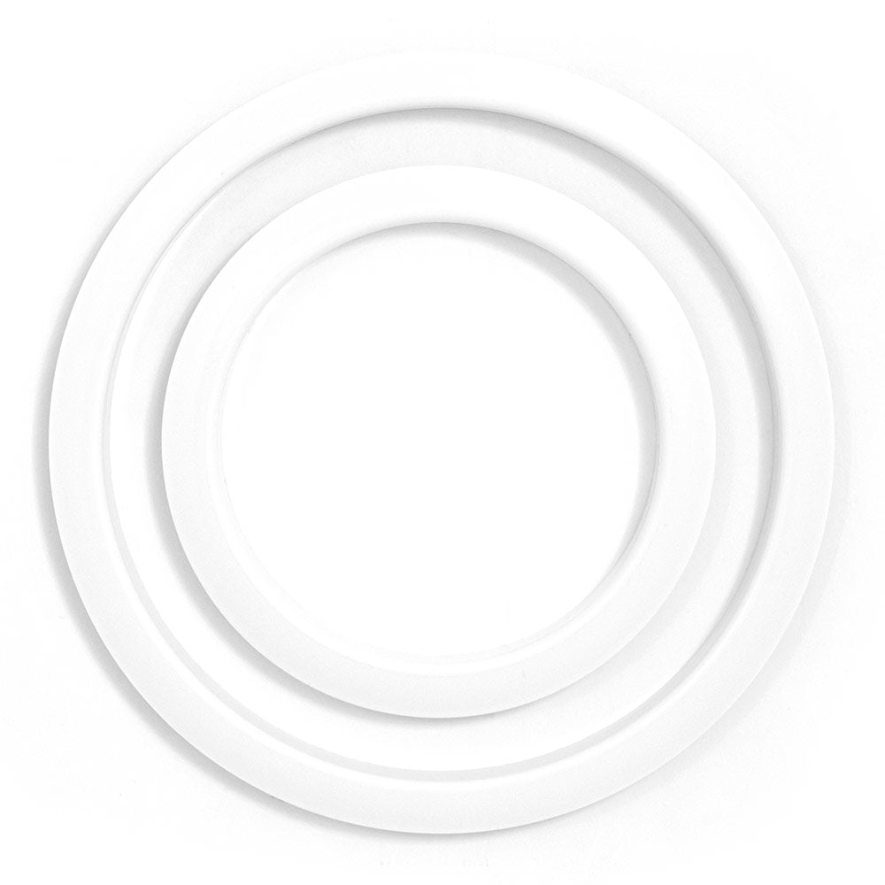 Gibraltar 4-Inch Port Hole Protector White Finish - SC-GPHP-4W