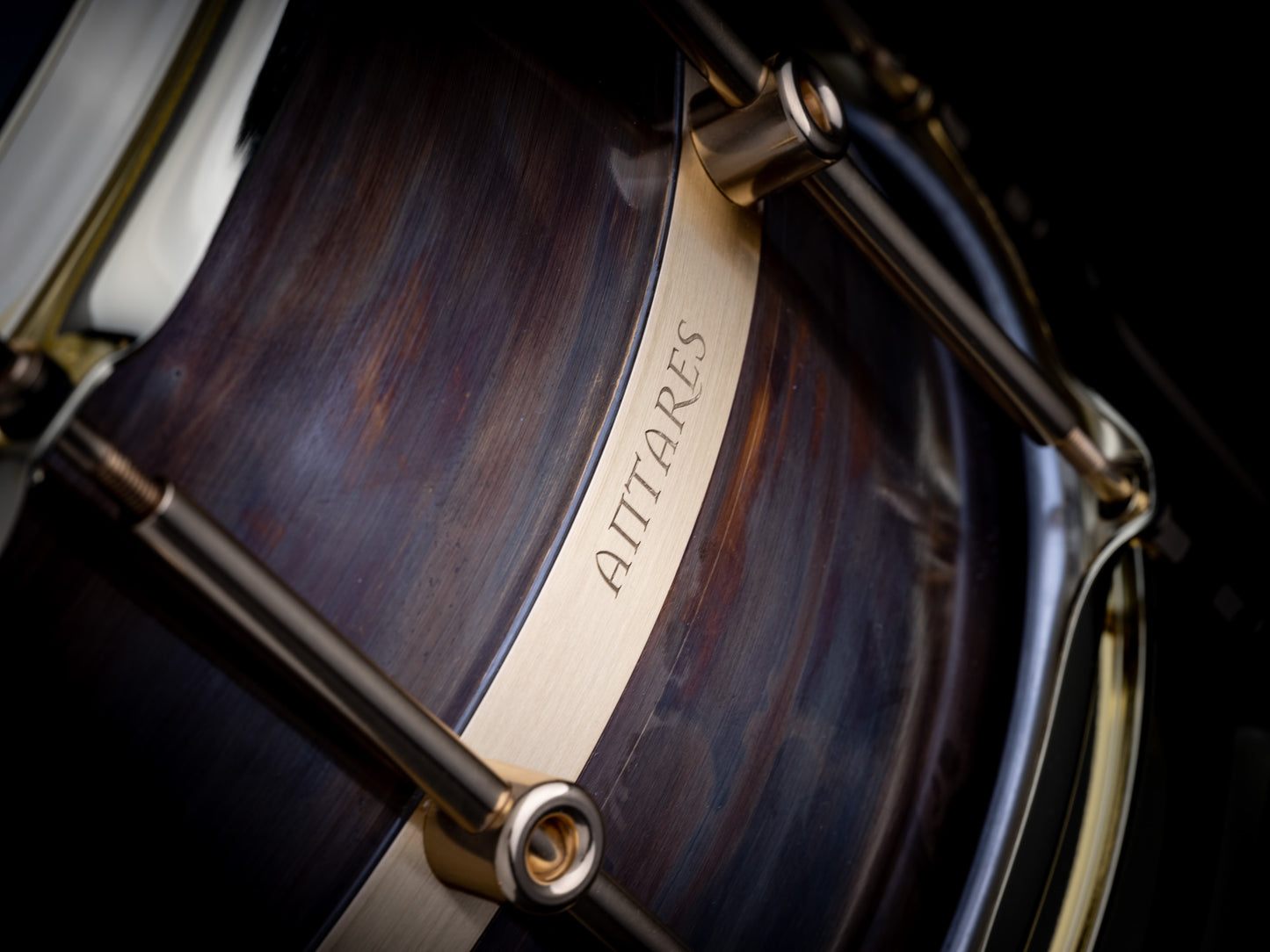 Schagerl Antares 14" x 6.5" Custom Dark Brass Snare Drum