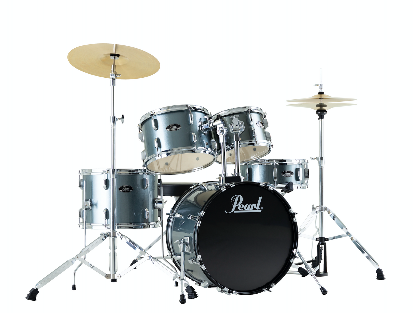 Pearl Roadshow 5-Piece Drum Kit with Hardware and Cymbals - 20/10/12/14/14SD