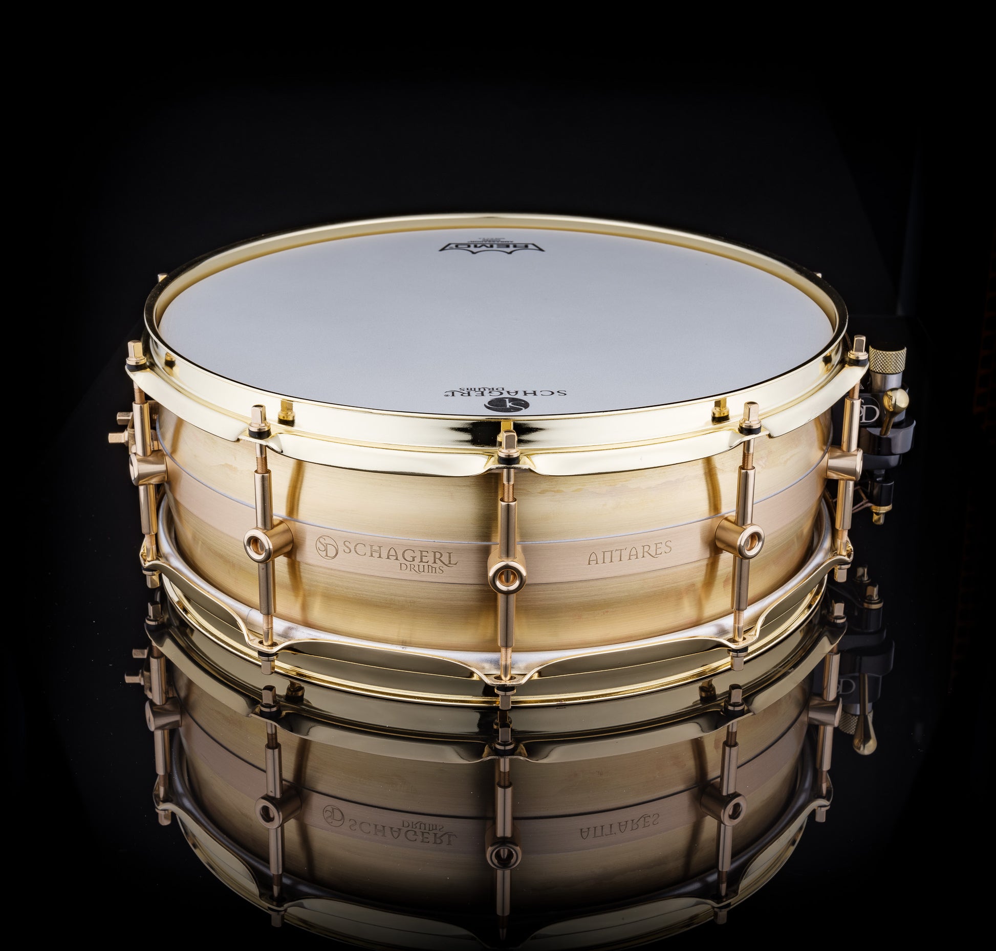 Schagerl Antares 14" x 5" Raw Brass Snare Drum