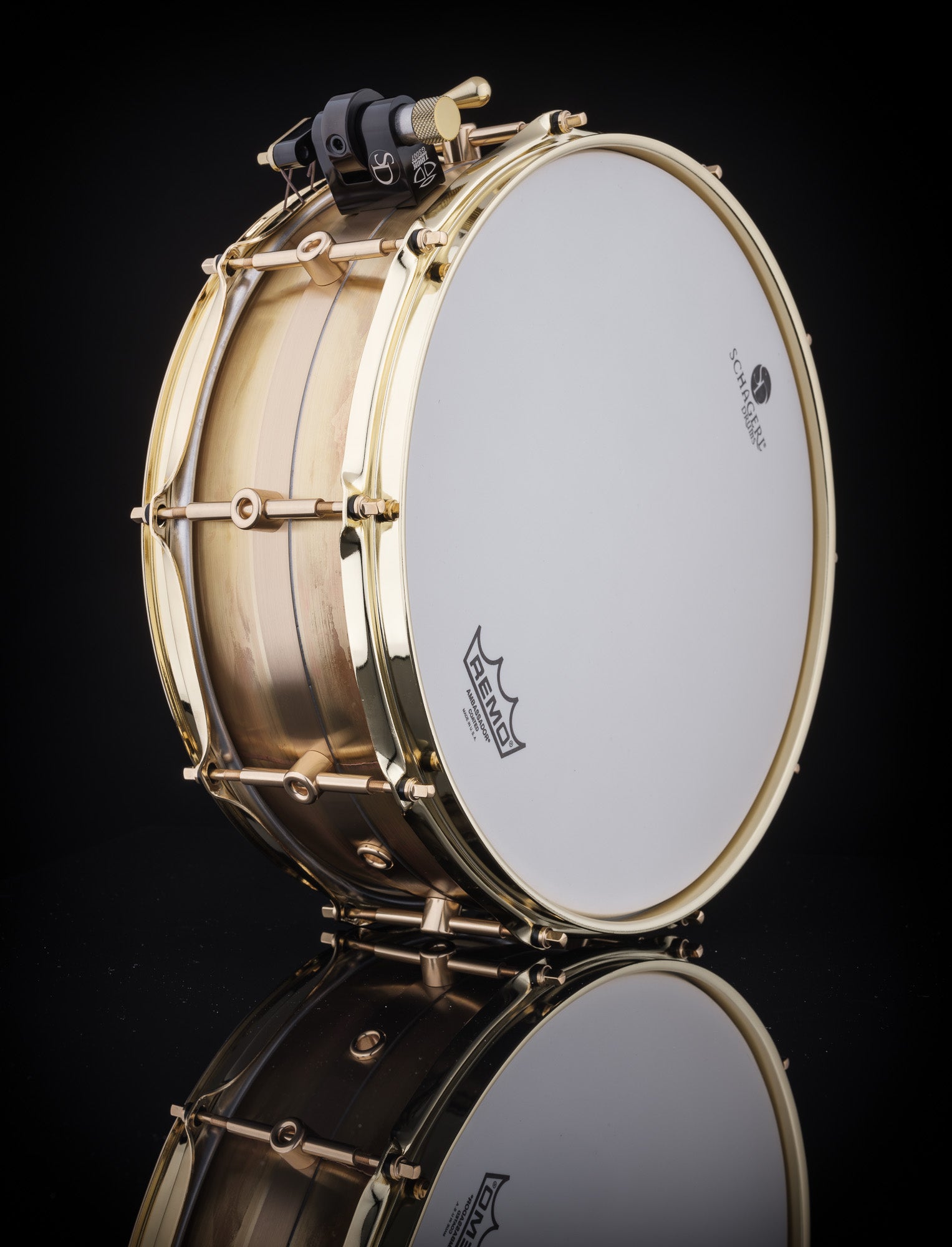 Schagerl Antares 14" x 5" Raw Brass Snare Drum