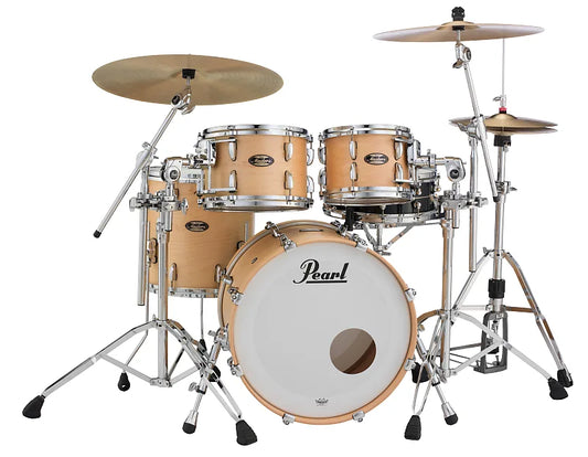 Pearl Masters Maple/Gum 4-teiliges Kesselpaket MMG904XP/C186, von Hand geschliffener natürlicher AHORN 