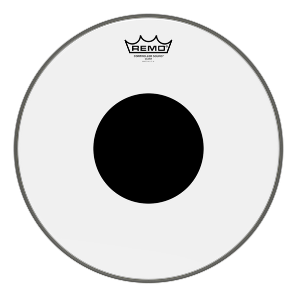 Remo Controlled Sound Clear Black Dot Drum Head 14" - CS-0314-10