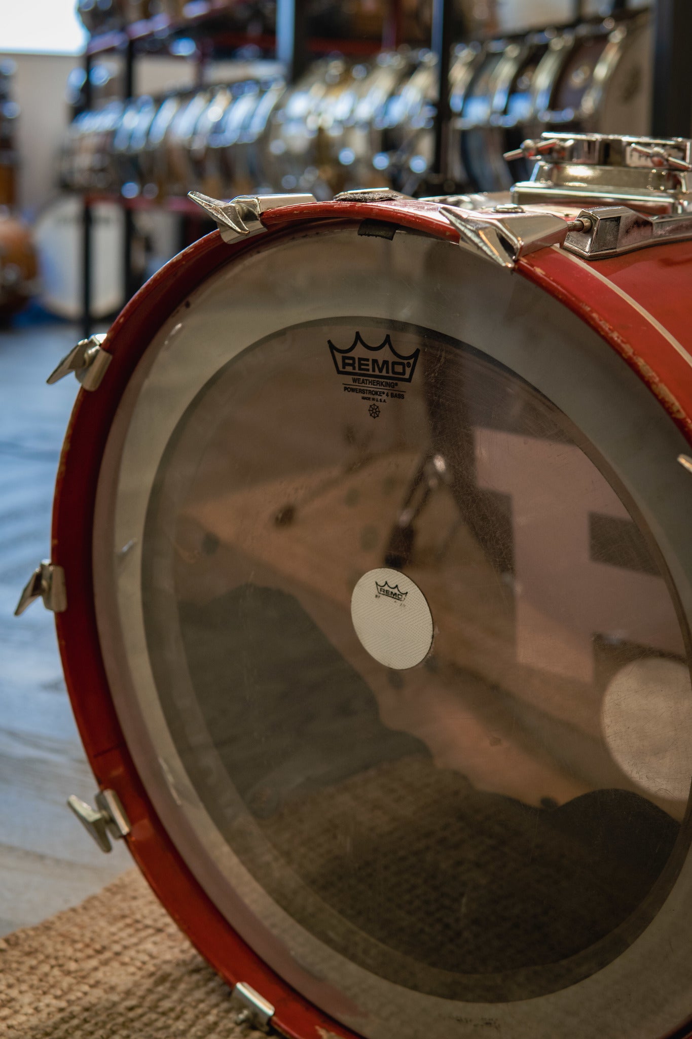 Pearl BLX Birch Drum Kit In Sequoia Red