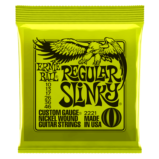 Ernie Ball Regular Slinky Guitar Strings Set - 10-46