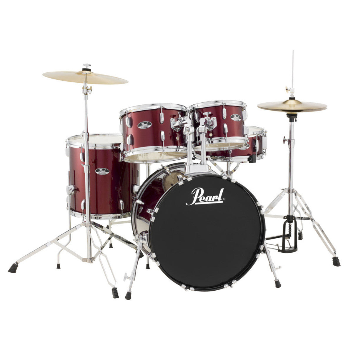 Pearl Roadshow 5-Piece Drum Kit with Hardware and Cymbals - 20/10/12/14/14SD