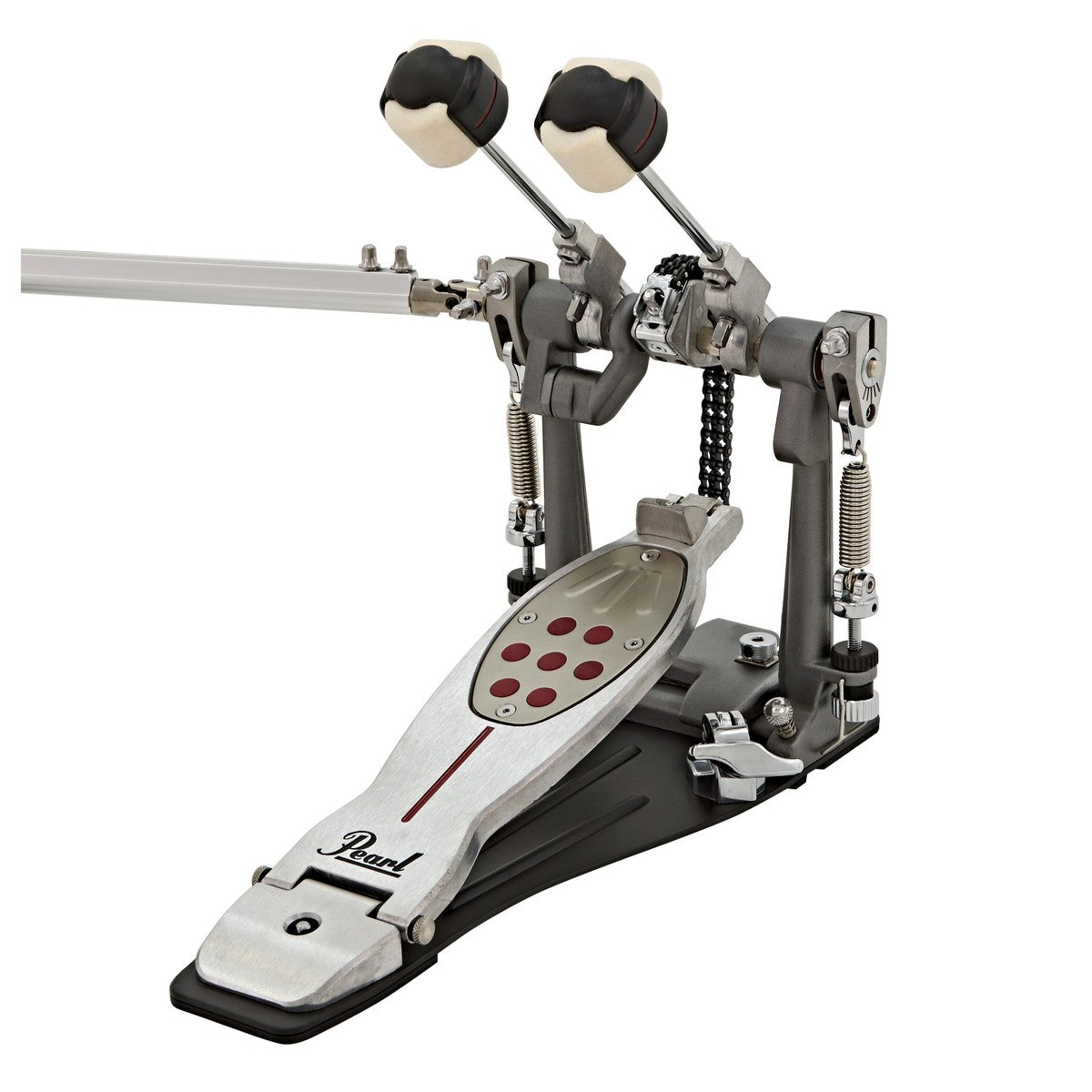 Pearl Eliminator Redline Twin Bass Drum Pedal with Case - P-2052C