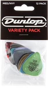 Dunlop picks variety medium heavy pack 12